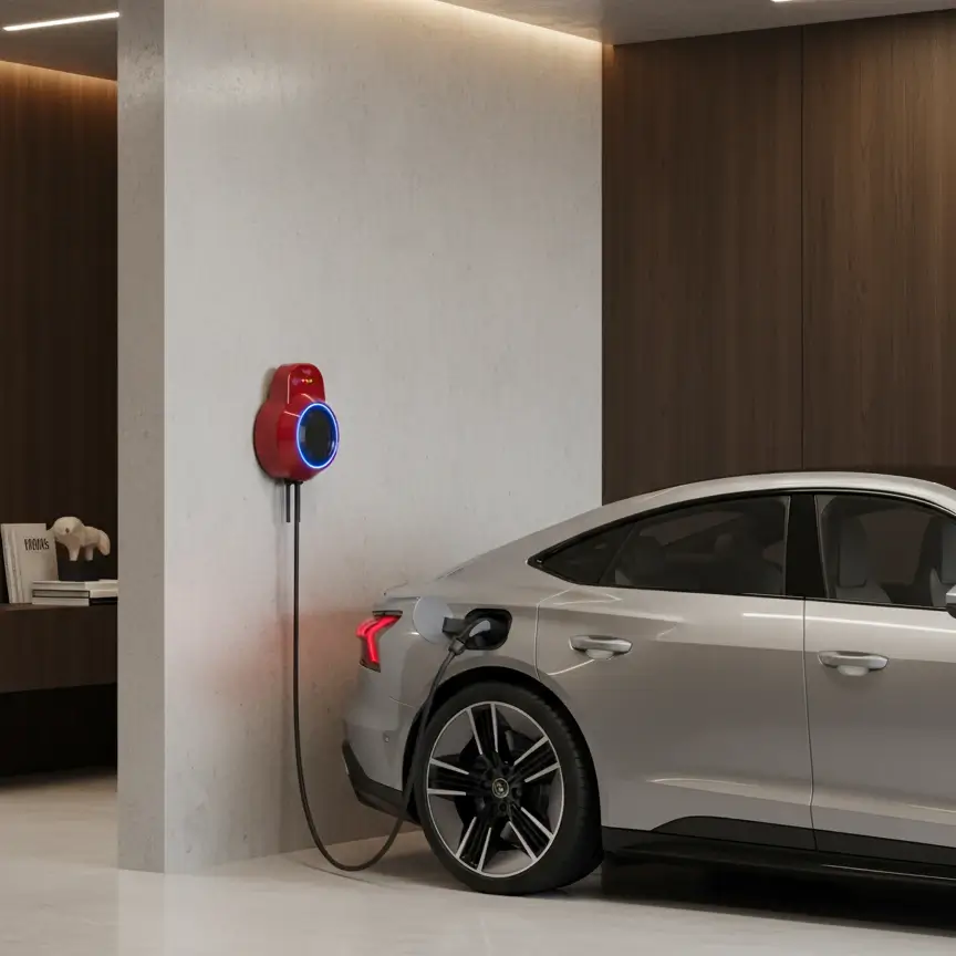 elektrikli araç inocharge kırmızı